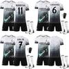 Fußballtrikot mit Drachenmuster Nr. 9 aus Polyester für Fußballfans