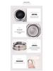 Large Capacity Smart Temperature Display Stainless Steel Thermos Mug - Flip-Top Pea Cup with Light Luxury Finish