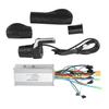 36V 48V 1000W 38A Sine Wave 3 Mode Brushless Controller 124DX Half Twist Throttle Grip with Panel for Electric Bike