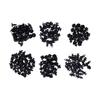 190pcs Auto Fasteners Clips 6 Size Mixed Push Rivets for Car Body Fender Hood Dash Panel