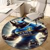Personalized Leeds Rhinos Round Chair Office Rug - Perfect for Mat, Office Chair & More - Ideal Gift for Birthdays and Holidays