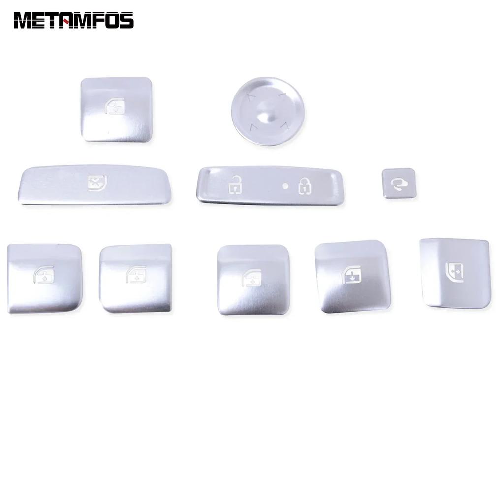 Window Lift Switch Button Cover Trim For Hyundai Tucson NX4 2024 Aluminium Alloy Interior Accessories Car Styling