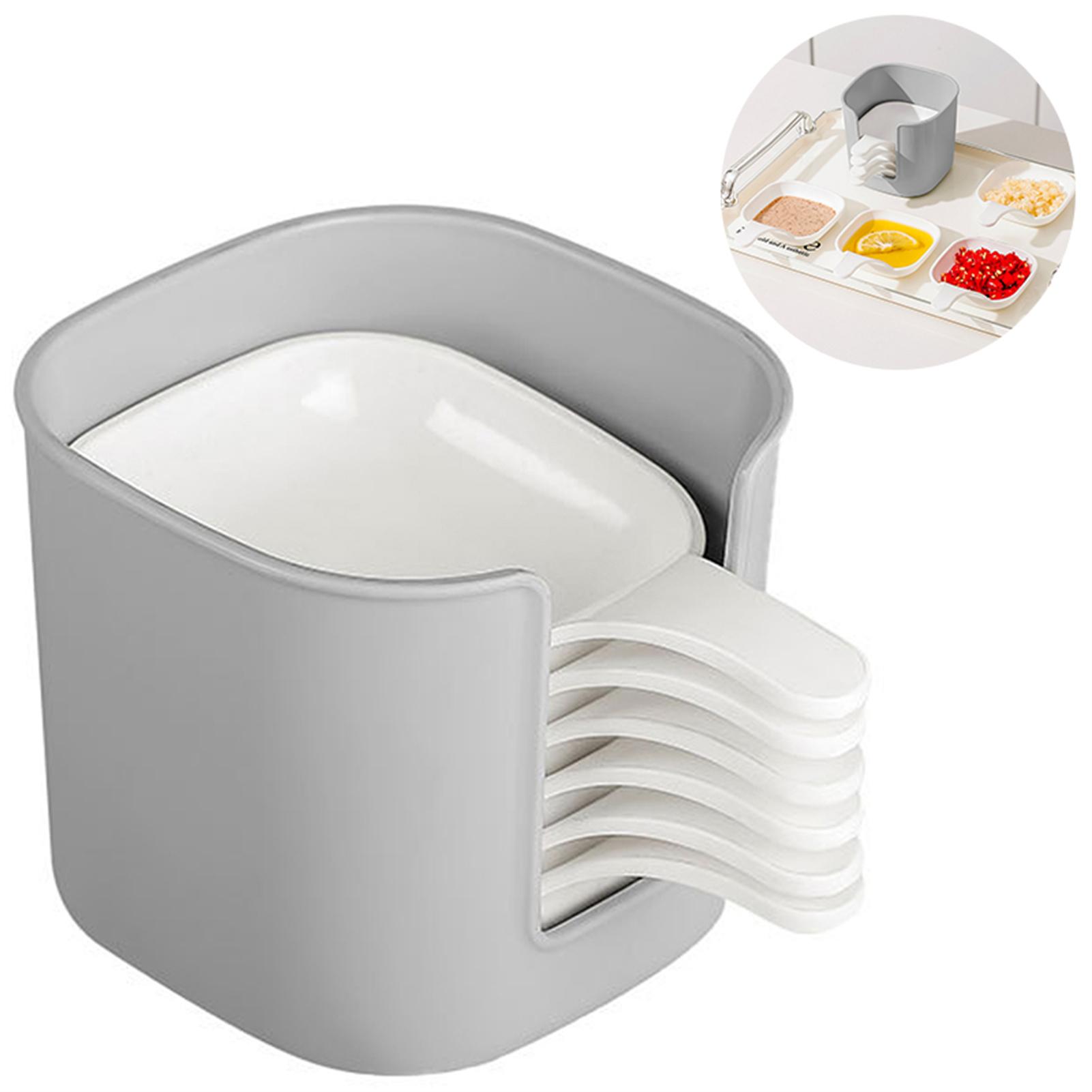 

6PCS Dipping Bowls Food Grade Tiny Dipping Bowls with Handles Box for Side Dish Ketchup Soy BBQ Sushi Kitchen Supplies