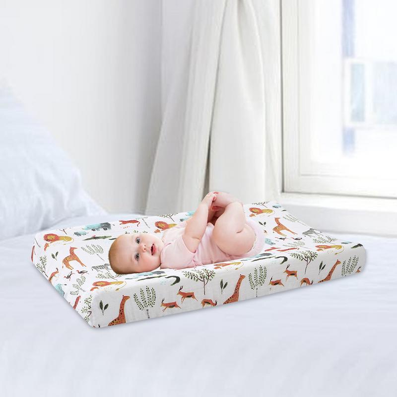 Soft Reusable Changing Pad Cover Printing Design Minky Material Baby Breathable Diaper Pad Sheets Cover