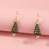 Personality Retro Bell Lovely Women Earrings Snowman Earrings Christmas Gift New Year Drop Earrings