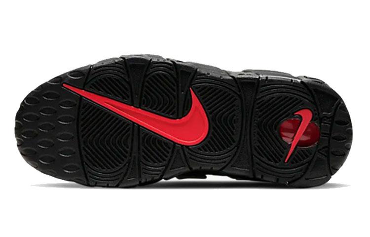 Nike Air More Uptempo Black White Laser Crimson GS 415082-010