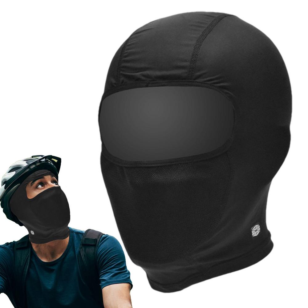 Sunscreen Masque Ice Silk Breathable Full Head Masque Face Cover Cooling Sun Uv Protection Hood Motorcycle Face Masque For