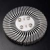 1pc Round Spiral Aluminum Heat Sink Radiator 90*10mm For 10W High Power LED Lamp