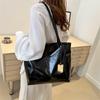 Trendy Street Style Large Capacity Shoulder Bag Fashionable Pu Tote Bag For Summer 2024