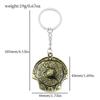 Game Dota 2 Immortal Champion Shield Keychain Metal Talisman Aegis of Champions Pendant Keyrings Accessories Gifts