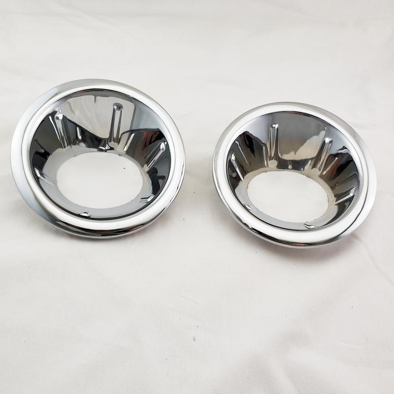 New Car ABS Chrome Accessories Plated Front Fog Lamp Cover Trim Paste Style For Nissan Frontier Navara D40 2007 2008 2009 2010