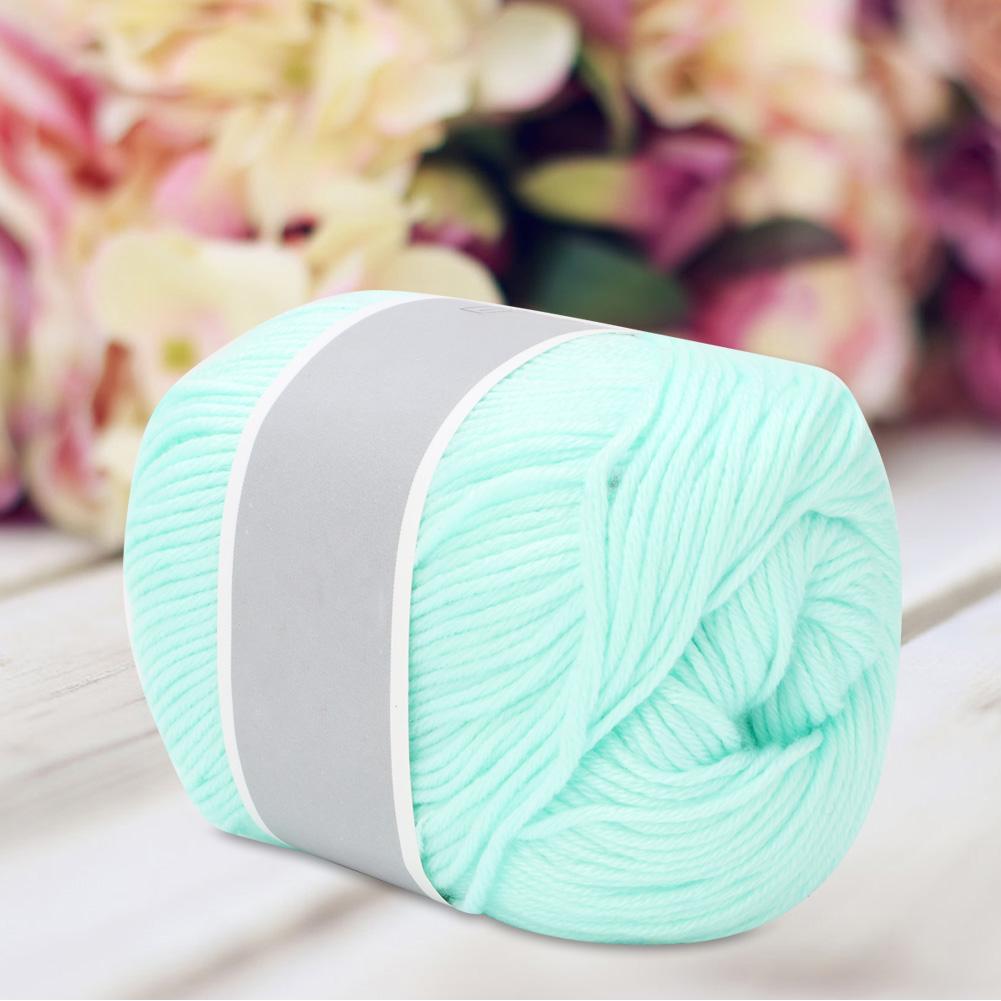 Popular Baby Milk Thread Thick Milk Cotton Line Manual Weaving(bluish Yellow)