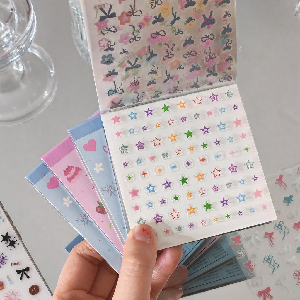 24 pcs Kawaii Cartoon Kawaii Cartoo Mini Stickers Planner Decorative Diary Scrapbooking Small label stickers