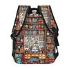 Cartoon Books Bookshelf Backpacks Boys Girls Bookbag Children School Bags Cartoon Kids Rucksack Shoulder Bag Large Capacity