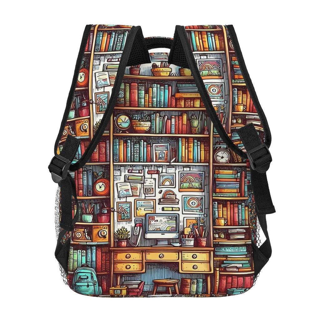 Cartoon Books Bookshelf Backpacks Boys Girls Bookbag Children School Bags Cartoon Kids Rucksack Shoulder Bag Large Capacity