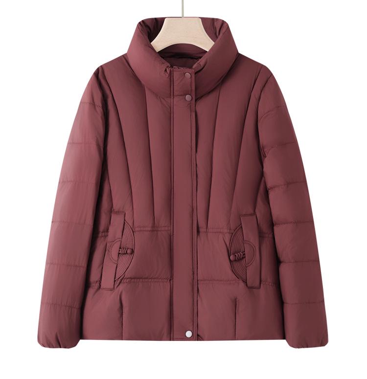 Stylish 2025 Women's Cotton Down Jacket - Age-Reducing Winter Outerwear for Middle-Aged/Elderly Moms