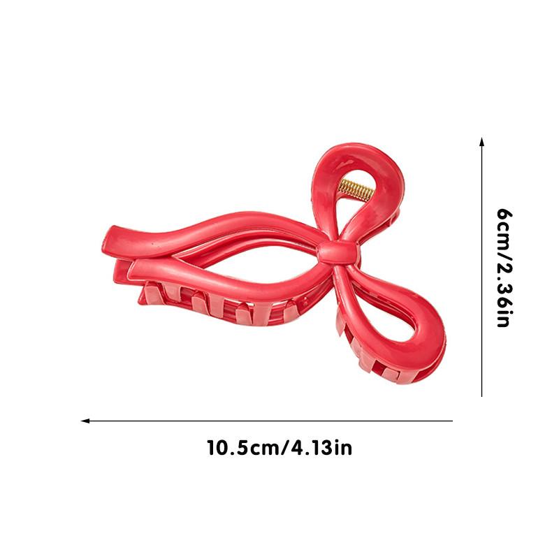 Solid Color Elastic Soft Silicone Hair Clip Fashionable and Elegant Shark Clip Hair Accessories
