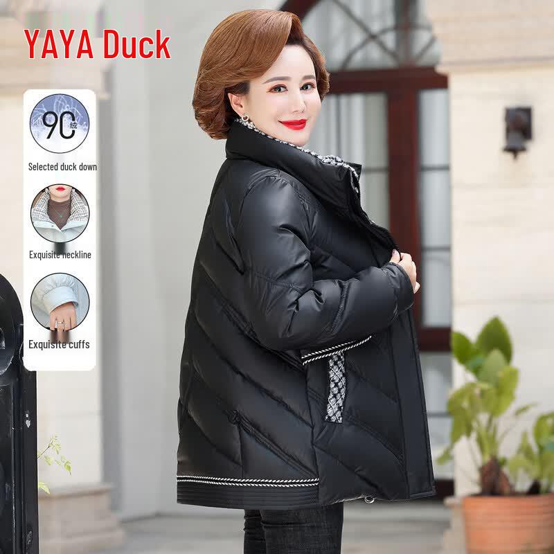 Yaya Women s Fashion Warm Mid-Length Down Jacket XL