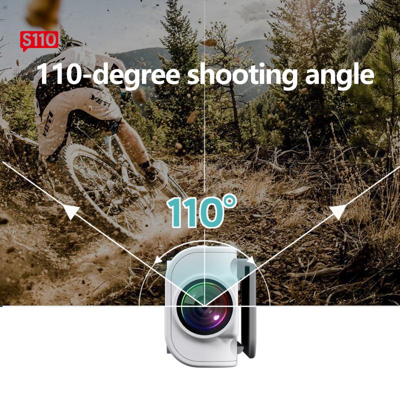 Fpv Brýle Kamera Nositelná Wifi Videokamera Videokamera 110° Širokoúhlý Objektiv Stabilizace Obrazu Vestavěná Baterie Ovládání Aplikací Fpv Kamera