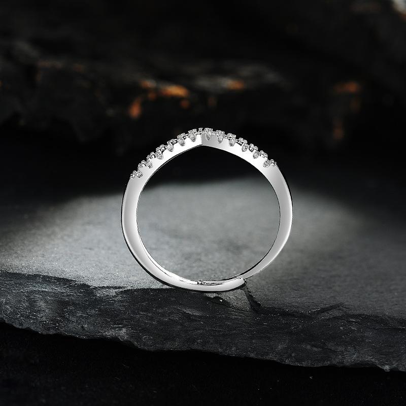 New 925 Silver Ring Moissanite Luxury for Women Wedding Jewelry Engagement Charm Party Fashion Top Quality Ring