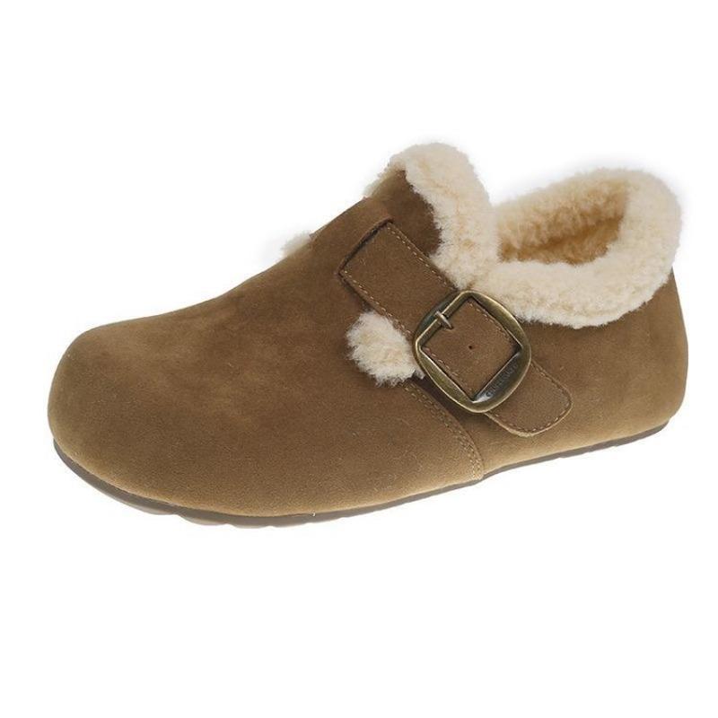 New Winter Versatile Women's Shoes with Fleece and Warmth, Cotton Shoes