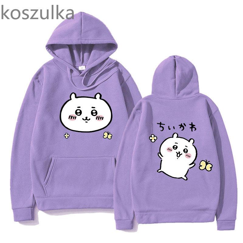 Moda Anime Chiikawa Hanorac Streetwear Sigiliu Imprimare Pulover Hanorac unisex toamnă iarnă Hip Hop hanorace Hanorace Haine unisex