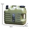 Water Carrier with Faucet for Outdoor Activities, Storage Jug Fishing and Handwashing