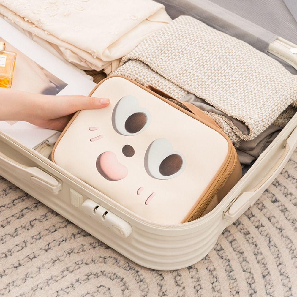 Single/Double Layer Travel Toiletry Storage Pouch Women's Cosmetics Handbag  Bathroom