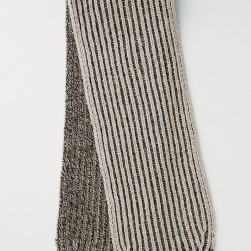 YOUNGOH YB Recylce Yarn Short Knit Muffler