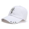 Unisex Baseball Cap With Metal Circle Detail Korean Style Summer Outdoor Hat Breathable Sun Protection For Women & Men Casual