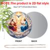 2D Flat Aluminium Sign with Christianity Theme - Navidad Figurine Ornaments with Dove Pattern - Ideal for Front Door, Wall, Porch, Fence Decor