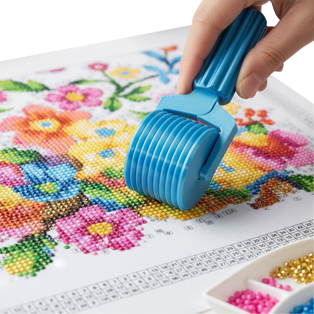 3D Printed Diamond Art Painting Roller Wear Resist Rhinestones Painting Pressing Tool Lightweight Diamond Painting Accessories