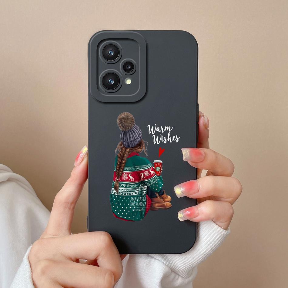 Einfache Hülle für Realme 9 Pro Plus Weiches Flüssigsilikon Vollständige Abdeckung Anti-Drop-Schale für Realme9-Serie Hochwertige Handyhülle