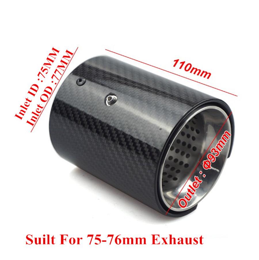 Brand New Car Carbon Fiber Exhaust End Tail Tips