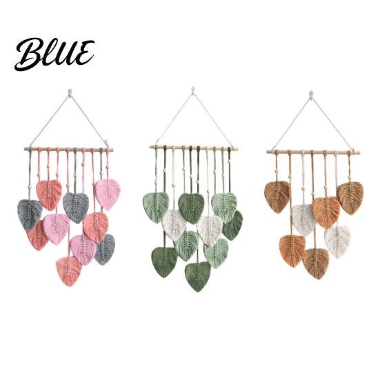 Harmony Creating Wall High Quality Macrame Handmade Large Boho Art Decor Yarn Woven Tapestry Leaf