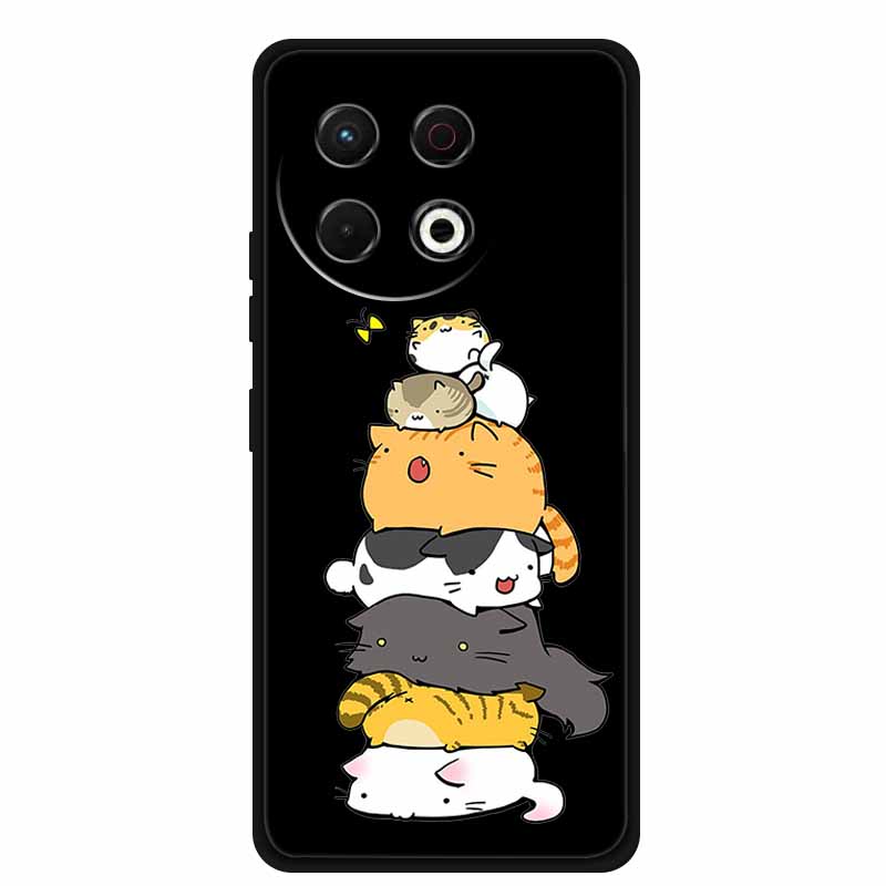 Coque For Tecno Spark 30 Pro 4G Case Cute Cartoon Cat Silicone Soft Back Cover Funda For Tecno Spark 30 Pro Phone Case Cover Bag