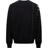 Evisu Logo Printed Long Sleeve Sweatshirt Men sweatshirt Black 2EAGNM2SW411LFCT