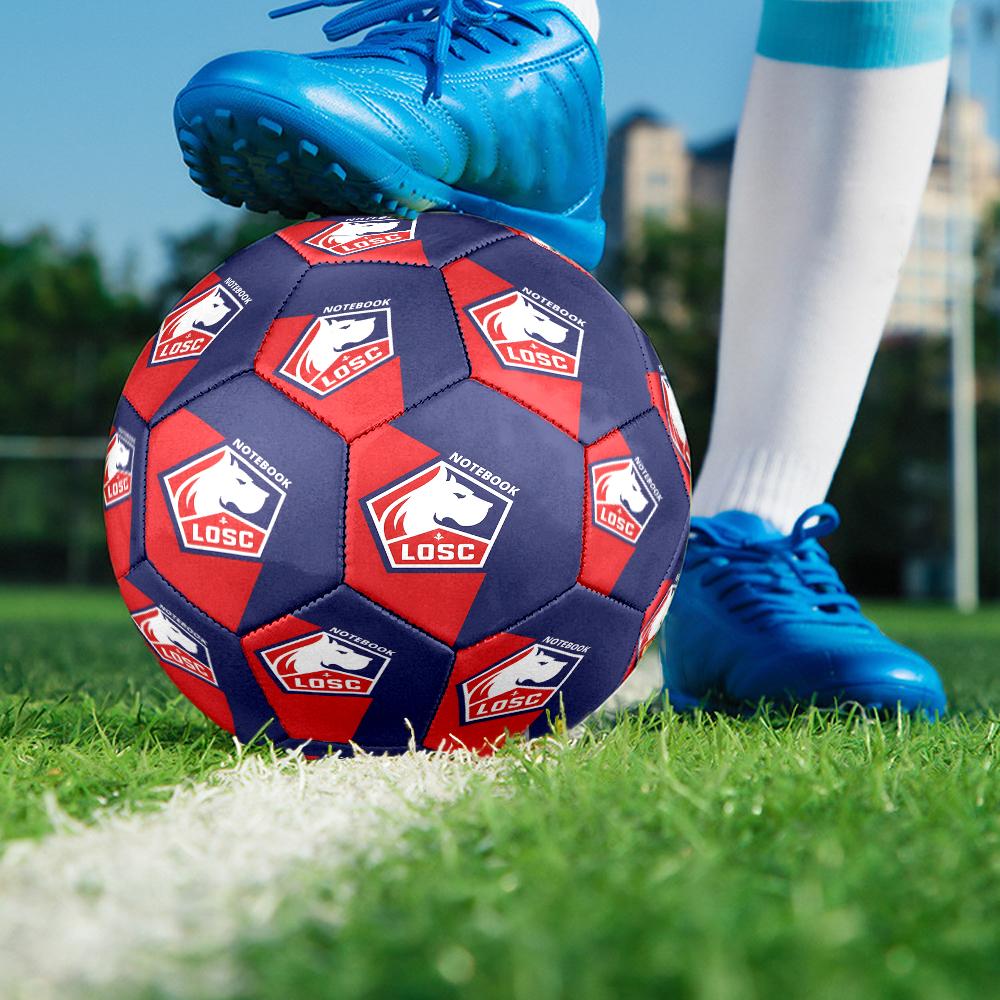 Lille Football Club Emblem Size 5 Soccer Balls, Anti-Slip, Protective Football, Outdoor Sport, a Unique Gift Suitable for him/her, Birthdays