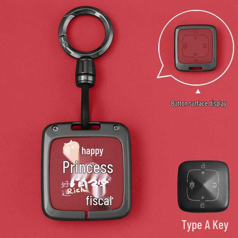 ZEEKR 001 Bluetooth Smart Key Case Shell with Card Holder