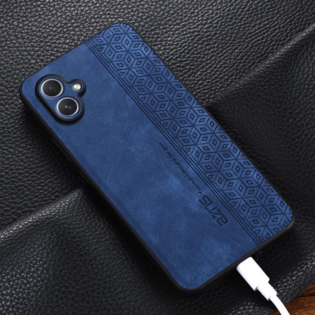 AZNS For Samsung Galaxy A05 4G Case PU Leather Coated TPU Phone Cover