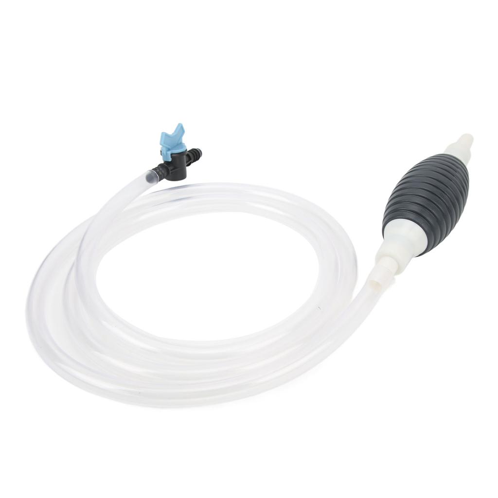 Liquid Fuel Transfer Siphon Pump with 2m Hose Manual Suction Universal for Diesel Gasoline Water Liquids