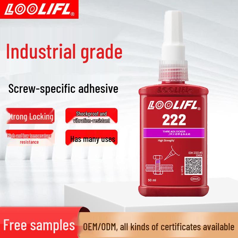 222 Screw Glue Anaerobic Threadlocker Adhesive for Small Screws Anti-Loosening