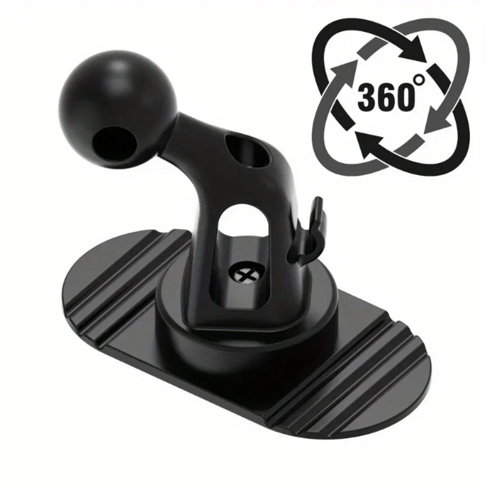High Quality New 360 Rotating Car Phone Mount 17mm Ball Joint 3M Adhesive Sticky Base Car Dashboard Phone Holder with Wire Hook