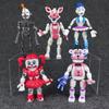 2026NEU 1-6 Stück/Set FNAF Spielzeugbär Figurines Schwestern Edition, 5 Modelle, 5 Generationen, Zusammenbaubare Spielzeugbär Figurinen Puppen Ornamente