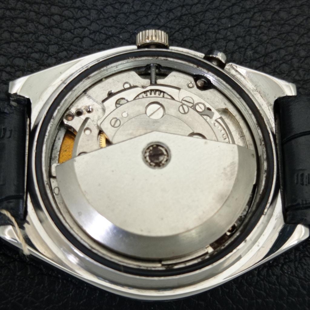 VINTAGE RICOH R31 AUTOMATIC JAPAN MENS BLACK COLOR DIAL WATCH a707905-1