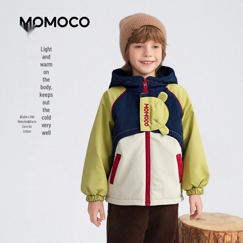 MOMOCO Boys  Winter Fleece-Lined Cotton Jacket 150