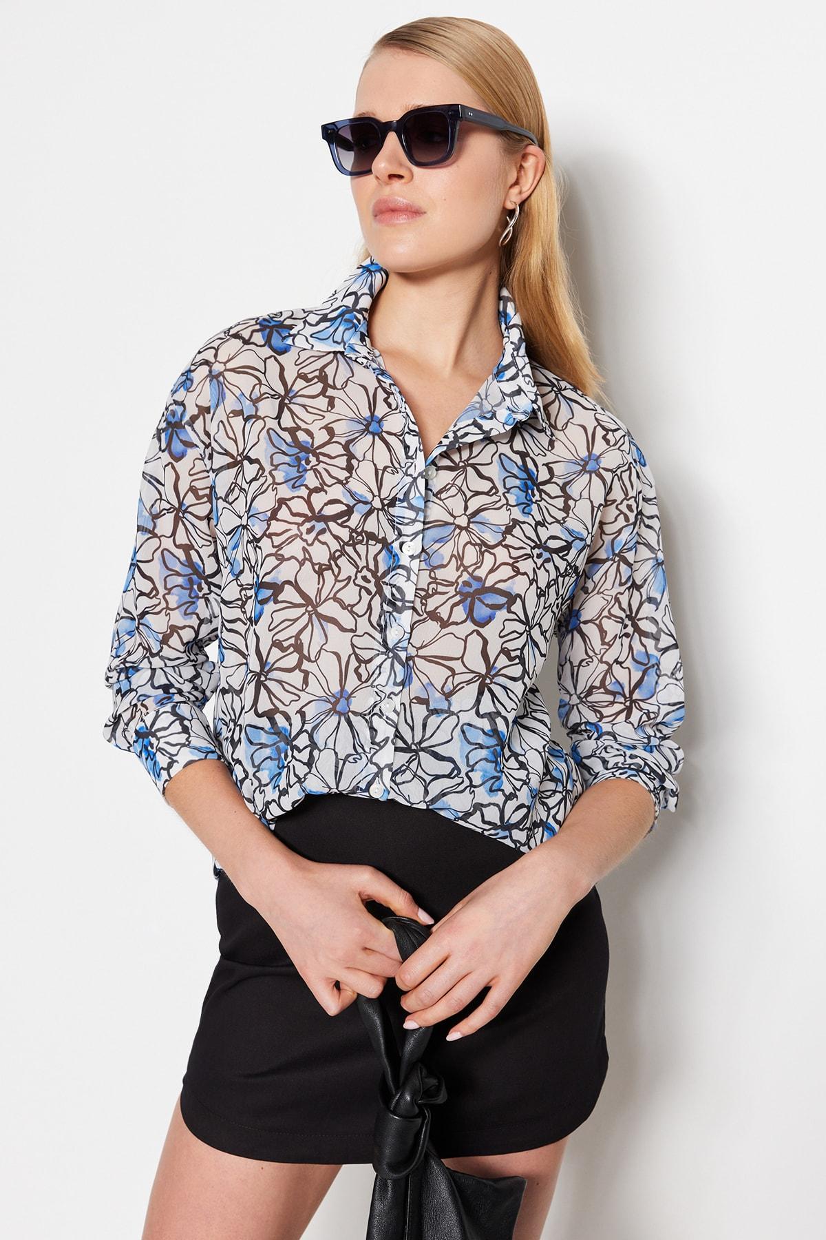 

Рубашка - Синяя - Классический крой