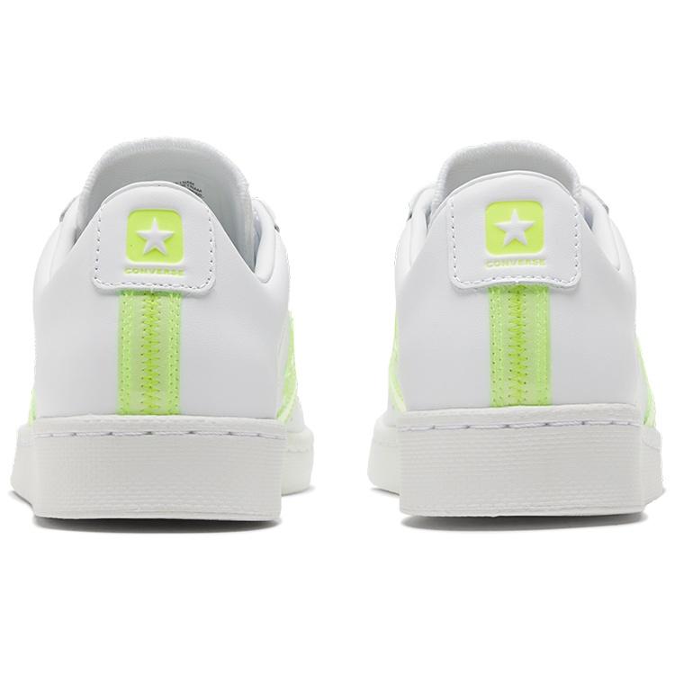 Converse Pro Leather Low 'Hi-Vis Collection - White Lemon Neon' Men's 169505C