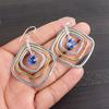 Tanzanite Gemstone 925 Sterling Silver Handmade Jewelry Dangle Earrings 2.44" EE-70-5