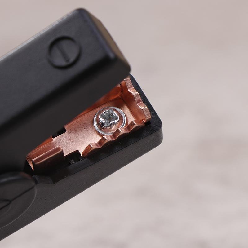 2Pcs 100A Crocodile Alligator Clips Car Battery Chargers Insulated Clamp Plastic Handle Test Alligator Clip For Electric Project